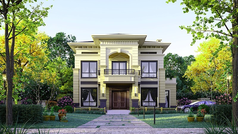 贡井中式合院住宅，开放庭院与邻里乡亲更亲近